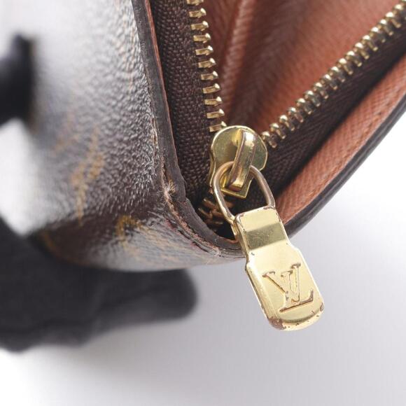 LOUIS VUITTON Brown Monogram Leather Wallet - Picture 9 of 10